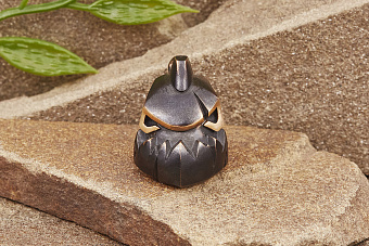 Бусина для темляка Пиранька (бронза) от мастерской Братьев Пешковых