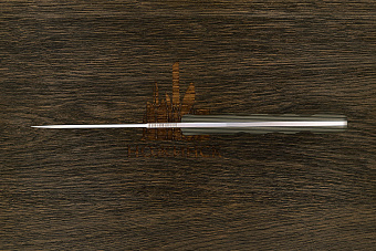 Нож туристический Геннадия Дедюхина Танто, клинок 120мм, сталь Elmax, рукоять микарта камо