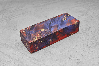 Кап клёна стабилизированный двухцветный Т41