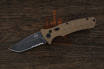 Полуавтоматический нож Böker Strike tanto coyote, сталь AUS-8, рукоять G10