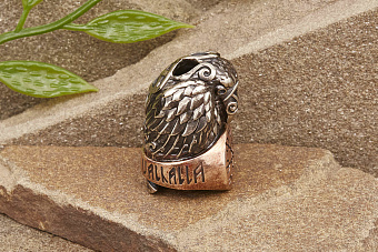 Бусина на темляк Кольцо Одина (биметалл) от мастерской Крымская бронза