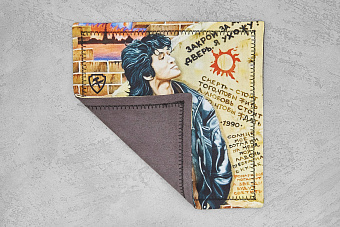 Хэнк EDC платок Ponomarev Forge Виктор Цой, 23×23см