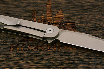 Складной нож Dr. Tech Pikeblade, сталь D2, рукоять титан серый