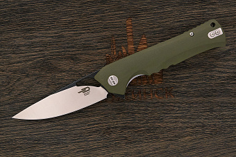 Нож складной Bestech Muskie, клинок 95мм, сталь D2, рукоять G10