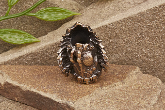 Бусина на темляк Жрец/Рука с сердцем от мастерской Крымская бронза