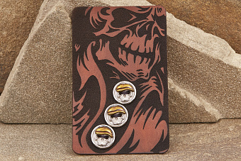 Пуговицы для поло Лаки 3шт желтые