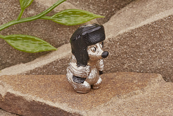 Бусина на темляк Медвежонок от мастерской Крымская бронза