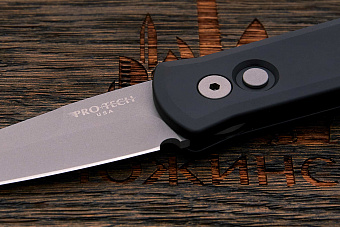 Автоматический складной нож Pro-Tech Godson, сталь 154СМ bead blast, рукоять алюминий