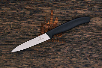 Нож кухонный Victorinox овощной 100мм, сталь Dauphinox, рукоять PP 