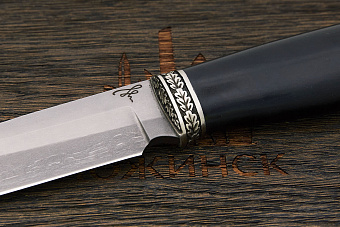 Разделочный нож Игоря Пампуха Модель 084, клинок 120мм, булат легированный, рукоять граб