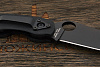 Складной нож Spyderco Military, сталь CPM S30V, рукоять G10 черный - фото №4