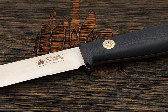 Нож туристический Kizlyar Supreme Companero, клинок 110мм, сталь AUS-10Co, рукоять G10 чёрный