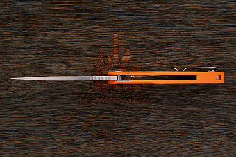 Нож складной Artisan Archaeo, клинок 98мм, сталь D2, рукоять G10 оранжевый