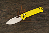 Нож складной CJRB Hectare, клинок 80мм, сталь AR-RPM9, рукоять G10 жёлтый - фото №1