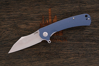 Нож складной CJRB Talla, клинок 90мм, сталь D2, рукоять G10 серо-синий