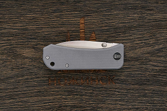 Складной нож We Knife Banter, сталь S35VN, рукоять G-10 серый