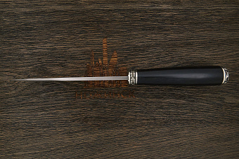 Разделочный нож Игоря Пампуха Модель 007, клинок 145мм, булат легированный, рукоять граб