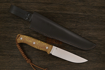 Нож туристический Ножинск-PRO Бушкрафт, клинок 125мм, сталь Elmax, рукоять crazyfiber