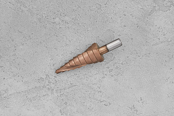 Сверло ступенчатое по металлу HSS-TiCN 4-20мм