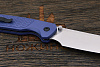 Нож складной CJRB Pyrite Light, клинок 85мм, сталь AR-RPM9, рукоять термопластик FRN синий - фото №4