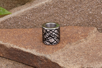 Бусина №2.3 (белая)