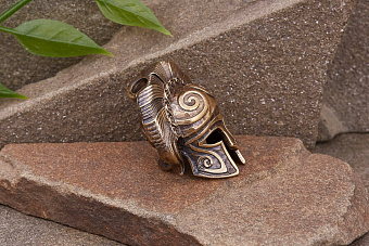 Бусина на темляк Спарта от мастерской Крымская бронза