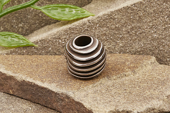 Бусина на темляк «Лаки Cut» Т6 титан