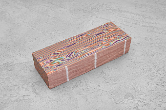 Авторская микарта, блок 133х46х28мм L098