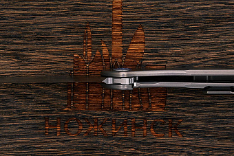 Складной нож Shirogorov knives NeOn Zero, сталь M390, рукоять титан