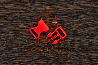 Застежка-фастекс 23×40мм. Гамма-3 (красный)