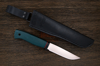 Нож туристический Южный крест Партнёр-L, клинок 120мм, сталь N690Co, рукоять текстолит изумруд