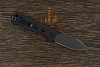 Нож складной QSP Canary Folder, клинок 72мм, сталь Sandvik 14C28N BW, рукоять G10 чёрный - фото №2