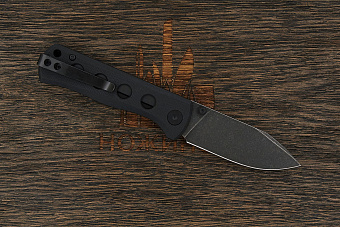 Нож складной QSP Canary Folder, клинок 72мм, сталь Sandvik 14C28N BW, рукоять G10 чёрный