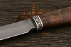 Разделочный нож Игоря Пампуха Модель 007, клинок 145мм, булат нержавеющий, рукоять корень ореха - фото №4