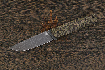 Нож туристический Lizard knives, клинок 115мм, сталь CPM 3V, рукоять Crazyfiber