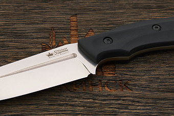 Нож туристический Kizlyar Supreme Cityhunter, клинок 105мм, сталь AUS-8, рукоять G10 чёрный