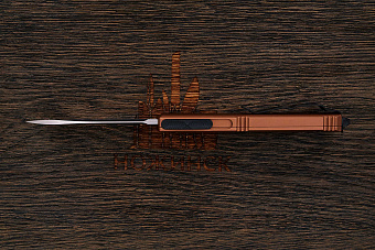 Автоматический складной нож Microtech Ultratech S/E, сталь CTS-204P, рукоять алюминий тан