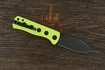 Нож складной QSP Canary Folder, клинок 72мм, сталь Sandvik 14C28N, рукоять G10 салатовый