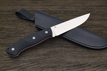 Нож туристический Ножинск-PRO Универсал, клинок 128мм, сталь AR-RPM9, рукоять микарта
