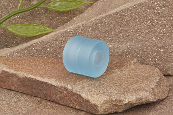 Бусина на темляк №1 голубая