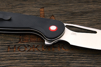 Нож складной CJRB Lago, клинок 87мм, сталь AR-RPM9, рукоять G10 чёрный