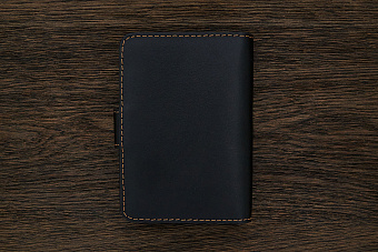 Обложка для паспорта и автодокументов с ножом черная