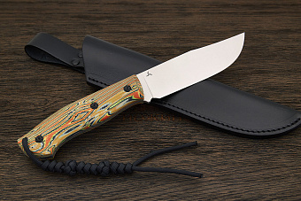 Нож туристический Ножинск-PRO Боуи, клинок 130мм, сталь VG-10, рукоять crazyfiber