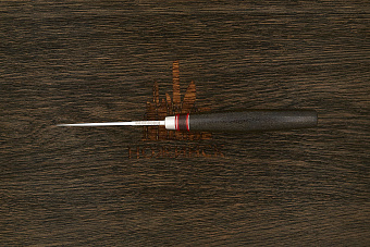 Нож туристический Геннадия Дедюхина Финочка, клинок 89мм, сталь N690, рукоять микарта