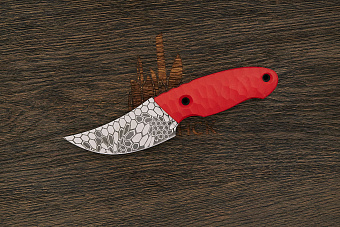 Нож EDC Lizard knives, клинок 85мм, сталь AUS-10Co, рукоять G-10 красный