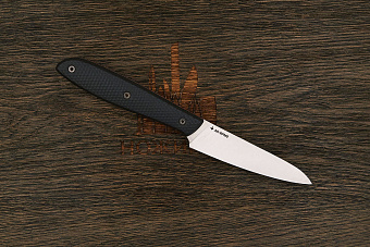 Нож кухонный MOYO Премьер овощной 90мм, сталь AR-RPM9, рукоять G10-extra черный