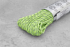 Паракорд 275 светоотражающий "Neon green ref", 1 метр - фото №1