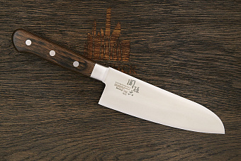 Нож кухонный KAI сантоку 165мм, сталь AUS-8