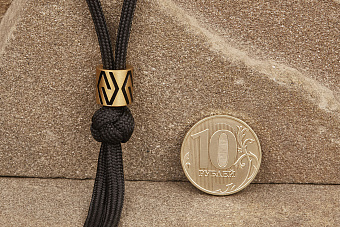 Бусина №8.2 (жёлтая)