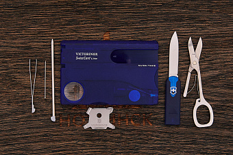 Дорожный маникюрный набор с отвертками Victorinox синий